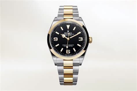 rolex explorer 36mm bi-colour|rolex explorer 36mm specs.